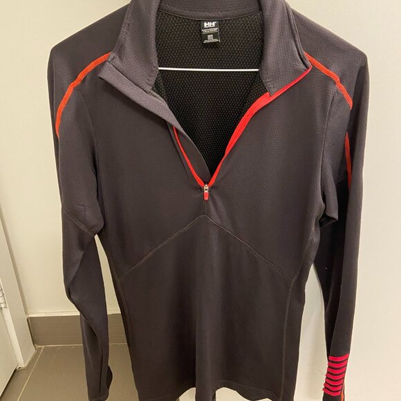 Helly Hansen Women's LIFA Active 1/2 Zip - Size M - Dark Gray - Picture 3 of 4